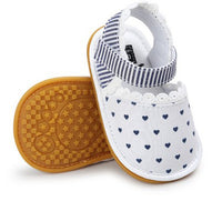 Baby lace princess soft rubber sole shoes