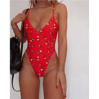 Floral sexy swimsuit