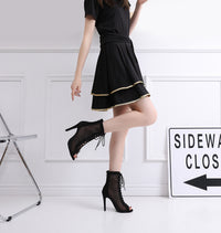 Women's Fashionable High-heeled Latin Dance Shoes