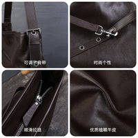 Womens Stylish Retro Large-Capacity Crossbody Bag
