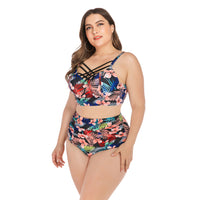 Fat woman underwire big cup ladies swimsuit