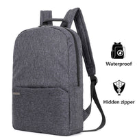 Men's simple casual backpack