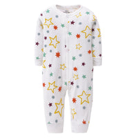 Pure cotton flat foot one-piece baby romper