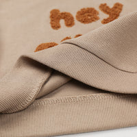 Fashion Rainbow Letters Long Sleeve Sweater Trousers