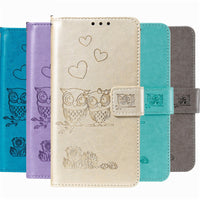 Owl embossed phone case