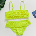 Lace children's swimsuit