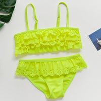 Lace children's swimsuit
