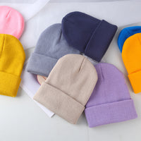 Light Board Knitted Hat Winter Wool Hat Men's And Women's Warm Hat