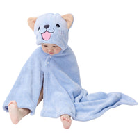 Absorbent Soft Hooded Children's Bath Towel, Bathrobe, Sand Blanket, Cloak,Quilt Blanket
