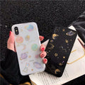 Glittering Planet Soft Phone Case