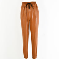 PU sexy leather pants