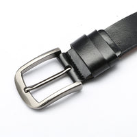 Men's Explosive Leather Simple Retro Pin Buckle Belt