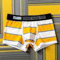Men's Boxers Cotton Youth Summer Breathable Sports Personalized Cute Boxer Trend Stripes