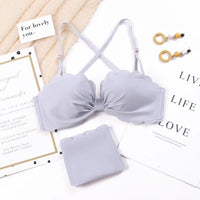 Bowknot seamless back underwear