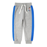 Children's Mid-Waist Rubber Band Belt Sports Casual Pants