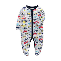 Baby cotton print jumpsuit