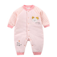 Baby plus cotton warm romper jumpsuit