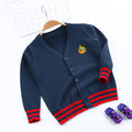 Children's embroidery knitted sweater