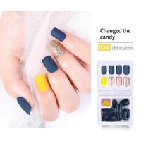 30pcs Detachable False Nail Artificial Tips Set Full Cover for Short Decoration