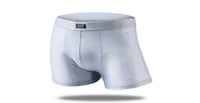 Men's ice silk hollow boxer briefs