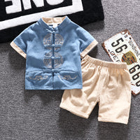 Chinese Style Children's Disc Buckle Tang Suit