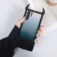 Rainbow devil horn phone case