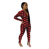 hot spring and summer  casual printed jumpsuit for women