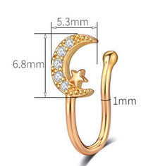 Non-perforated U Nose Clip