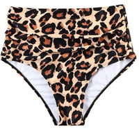 Leopard print swimming shorts