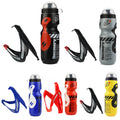 Rack bicycle water bottle set