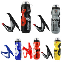 Rack bicycle water bottle set