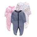Baby cotton print jumpsuit