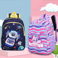 Nylon cartoon kids backpack