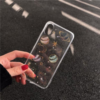 Glittering Planet Soft Phone Case