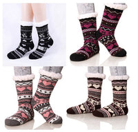 Love striped knit socks