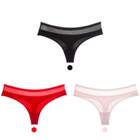 Cotton low-rise seamless women's briefs
