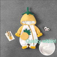 Warm Newborn Hundred Days Romper Outwear