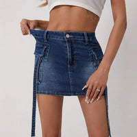 Womens Stylish Hip-hugging Mini Skirt
