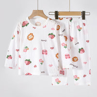 Baby Spring And Autumn Long-sleeved Cotton Home Wear Boys And Girls Loose Air Conditioning Clothes