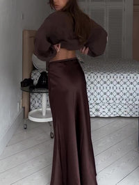 Brown Loose Casual Shirt