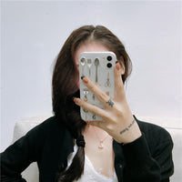 Mobile Phone Shell Transparent Tide Brand Epoxy Glitter Starry Sky