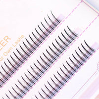 A-type False Eyelashes Female Single Cluster Piecewise
