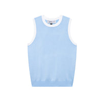 Pure Color Trendy Knitted Slim-fit Flattering Sleeveless