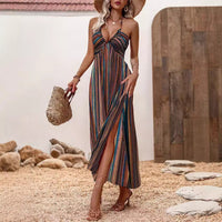 Women's Fashion Casual Printing Sling Dress