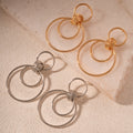 Simple Bracelet Round Fashion Special-interest Design Sense Earrings