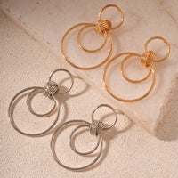 Simple Bracelet Round Fashion Special-interest Design Sense Earrings