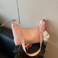 Solid-color Minimalist Elegant Underarm Single-shoulder Crossbody Bag