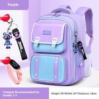 Schoolbag Boy Elementary School Students Three Four To Six Grade