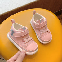 Children's High Top Velcro Canvas Sneakers