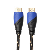 Blue Black Head With Net Black And Golden Style Male To Male Video Cable